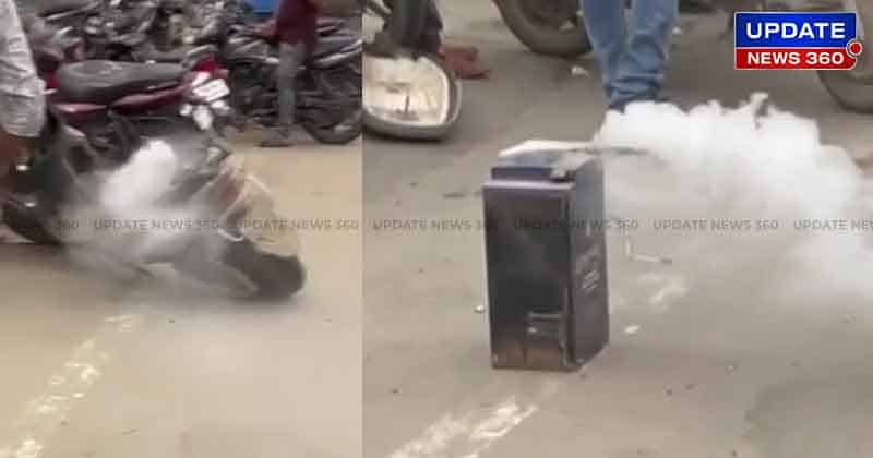 Tirupur Electric Bike Fire-Updatenews360